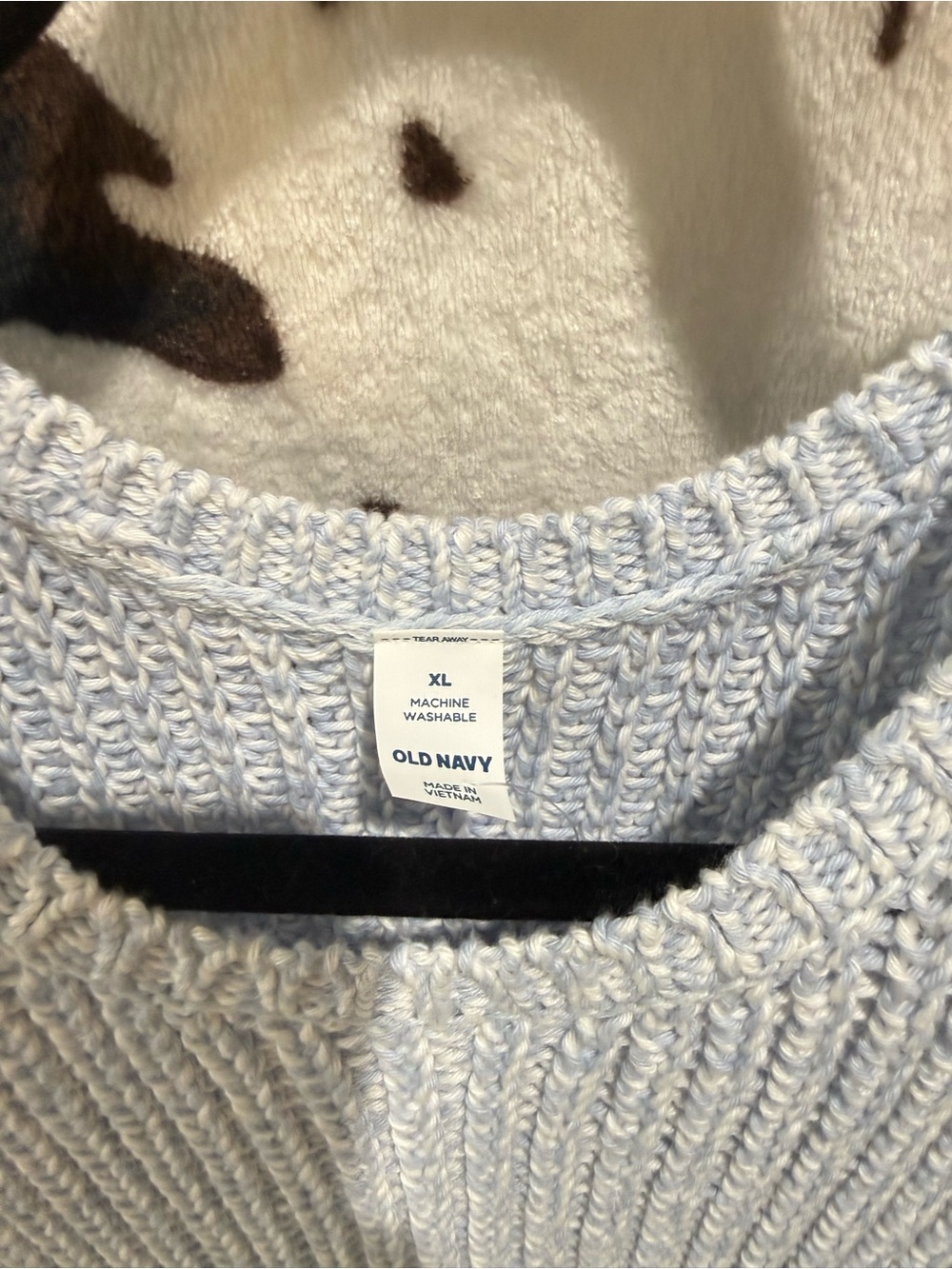 Old Navy Light Blue Knit Sleeveless Tank - Picture 2 of 3
